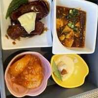 華湘 東武池袋店 - 黒酢の酢豚もエビチリも美味しい
                麻婆豆腐は、山椒が効いたタイプ
