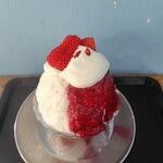 青山商店 - ベリーと杏仁白熊風かき氷
