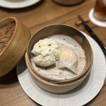 287417978 - 蒸し点心　チャーシューまん＆海老餃子