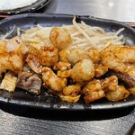 鉄板焼天神ホルモン - 丸腸ホルモン定食（大盛り）¥2,480