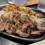 鉄板焼天神ホルモン - 天ホル定食¥2,380