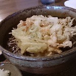 忍者そば 五ヱ門 - 冷たいかき揚げ蕎麦