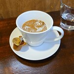 キッチン ブルー グローブ - ホワイトコーヒーへ