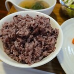 キッチン ブルー グローブ - 蔵米のアップ