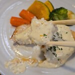 キッチン ブルー グローブ - 更にハーフにして