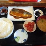 まぐろや - イチオシのさば味噌煮定食(14.07.04)