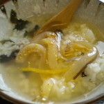 まかない屋 - イカの塩辛は「無料」でどんだけでも食えます。（笑）