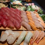 全席完全個室 寿司と天ぷら 漁天 - 