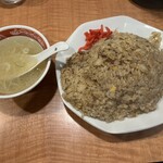 天坊 - チャーハン大盛り スープ