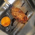 焼鳥 古友里 - つくね月見