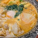 ばんどう太郎 - 白まるごまみそ煮込みうどん