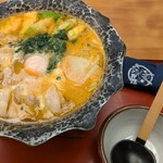 ばんどう太郎 - 白まるごまみそ煮込みうどん