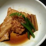 割鮮 吉在門 - 和歌山産活クエとハラスの煮付け 味比べ