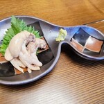 うなぎ亭 友栄 - 割きたてのきも（わさび）