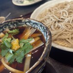 更科 斉とう - つくね汁蕎麦