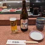 寿司海鮮 御旦孤 - 瓶ビール ￥750