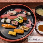 寿司海鮮 御旦孤 - けやきにぎり ￥1,500