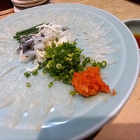 季節割烹 勝味 - ふぐ刺し