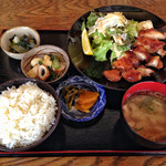 モナリサ - お肉setの甘酢テリヤキチキン¥800