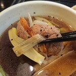 一成 - 鴨肉とネギをリフト⤴︎