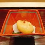 麻布台 粋 稲葉 - ホタテ地がらし酢味噌