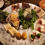 中野レンガ坂 洋食堂 葡萄 - 前菜別アングル(アップ)