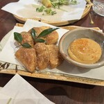 松本藩酒場 酒楽 - 山芋の唐揚げ