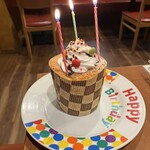 ブロンコビリー - バースデーケーキ(アプリ会員・バースデークーポン利用)