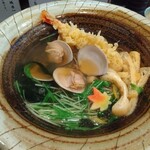 胡麻切りそばと創作串揚げ おおの - はまぐりそばアップ
