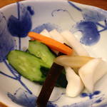 定食の漬物