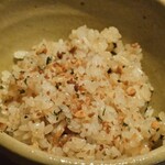 くずし鉄板 あばぐら - ガーリックライス