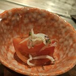 くずし鉄板 あばぐら - フルーツトマト しらすのマリネ