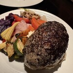 ブノン - ハンバーグ 焼き野菜も美味い