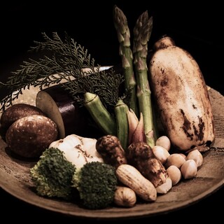 旬を映す、贅の瞬間。四季折々の厳選された食材。