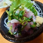 ひら乃 - アジのたたき(650円)