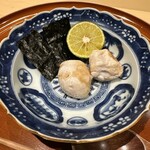 銀座 しのはら - 河豚の白子　炭火焼き