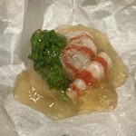 銀座 しのはら - 車海老　赤貝　菜の花　数の子　煮凝り