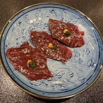 神田錦町 鮨たか晴 - 鮪血合 ※こんなに美味しい血合を食べたのは初めて