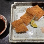 神田錦町 鮨たか晴 - 柳鰈フライ ※ 洋食専門店のフライを軽く凌駕している