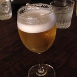 AGATO - ２回目はセットのグラスビールを頂きました。