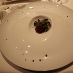 アンティカ オステリア デル ポンテ - 熊本県産桜肉のタルタル　グリーンペッパーのアクセント