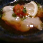 飯屋 楽 - コース料理の中の一品　酢ガキ