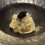 MOLINO - 富山産白エビとキャビアの冷製パスタ