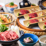 無庵 - 国産牛のすき焼きと春の恵み満載の無庵会席