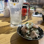 もつ家 いち - ゴーヤとちくわツナ和え