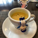 リストランテ プレーゴ - かぼちゃの温かいスープ