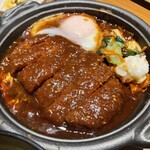 やよい軒 - 味噌カツ煮定食¥900