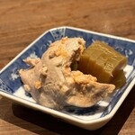 藁焼 みかん - あん肝。