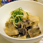 tell me キッチン - ラフテー(豚バラ肉)どんぶり　無農薬白米ごはん