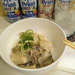 tell me キッチン - ラフテー(豚バラ肉)どんぶり　無農薬白米ごはん